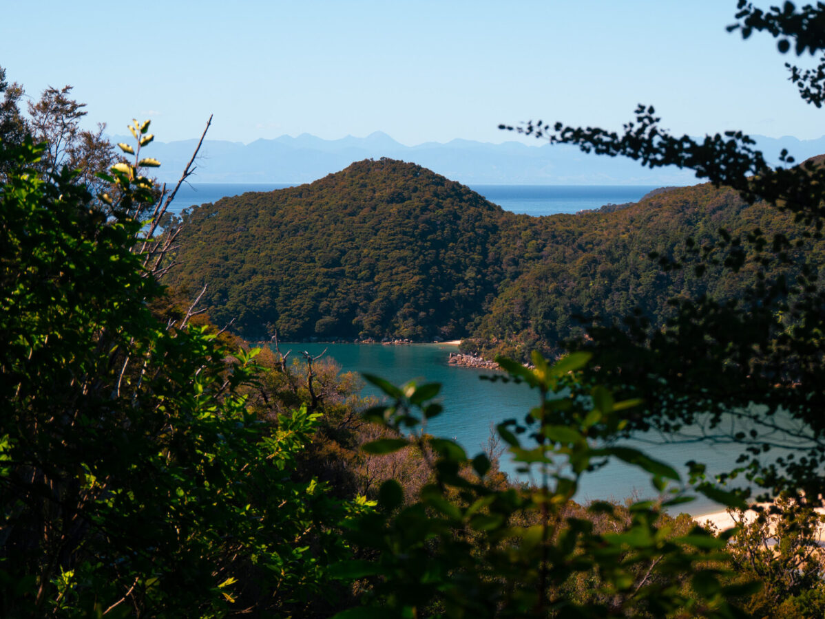 One of the many epic views throughout the Abel Tasman Track.