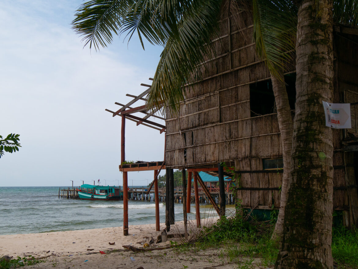 A bungalow situated along Sok San Village on Koh Rong, Cambodia.